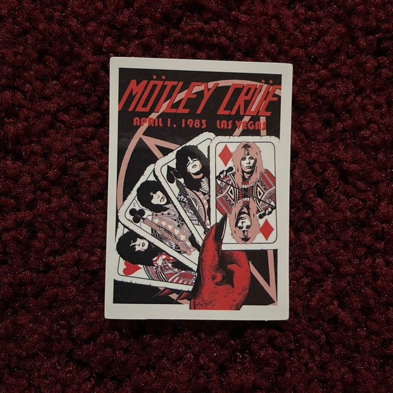 Motley Crue - Las Vegas (STICKER)