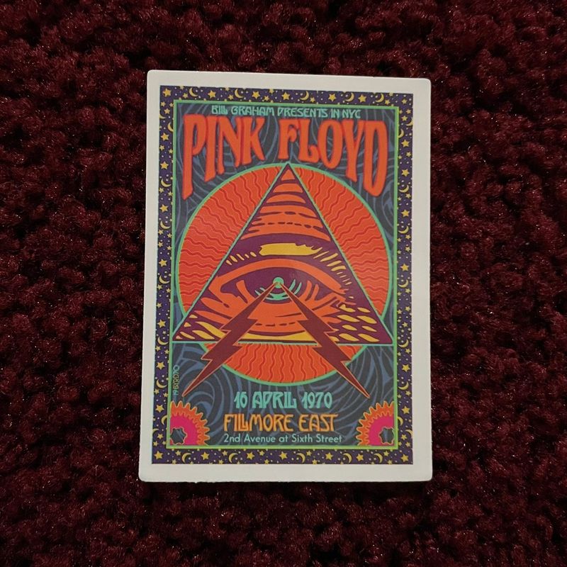 Pink Floyd - Fillmore East (STICKER)