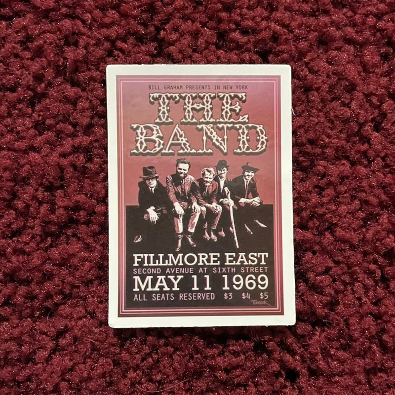 The Band - Fillmore East (STICKER)