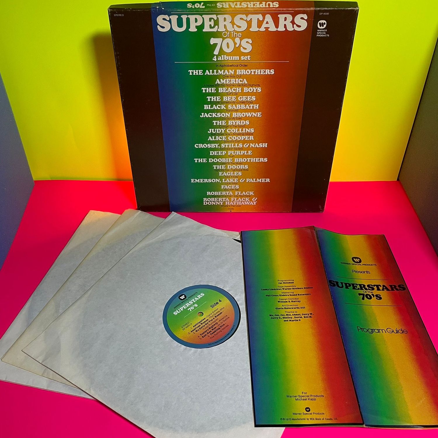 Varios Artistas - Superstars of the 70's (1973) 4LP