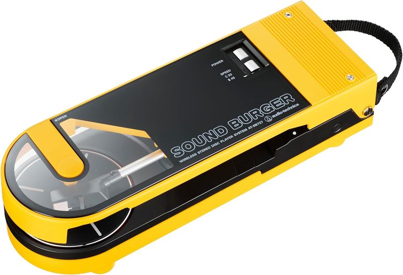 Audio-Technica SOUND BURGER Tocadiscos (Amarillo)