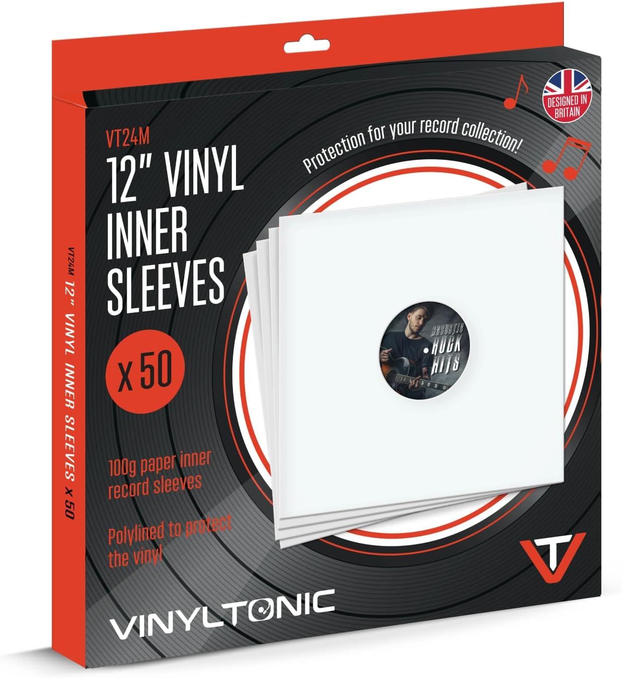 Vinyl Tonic - 12" Inner Sleeves (5 Pack)