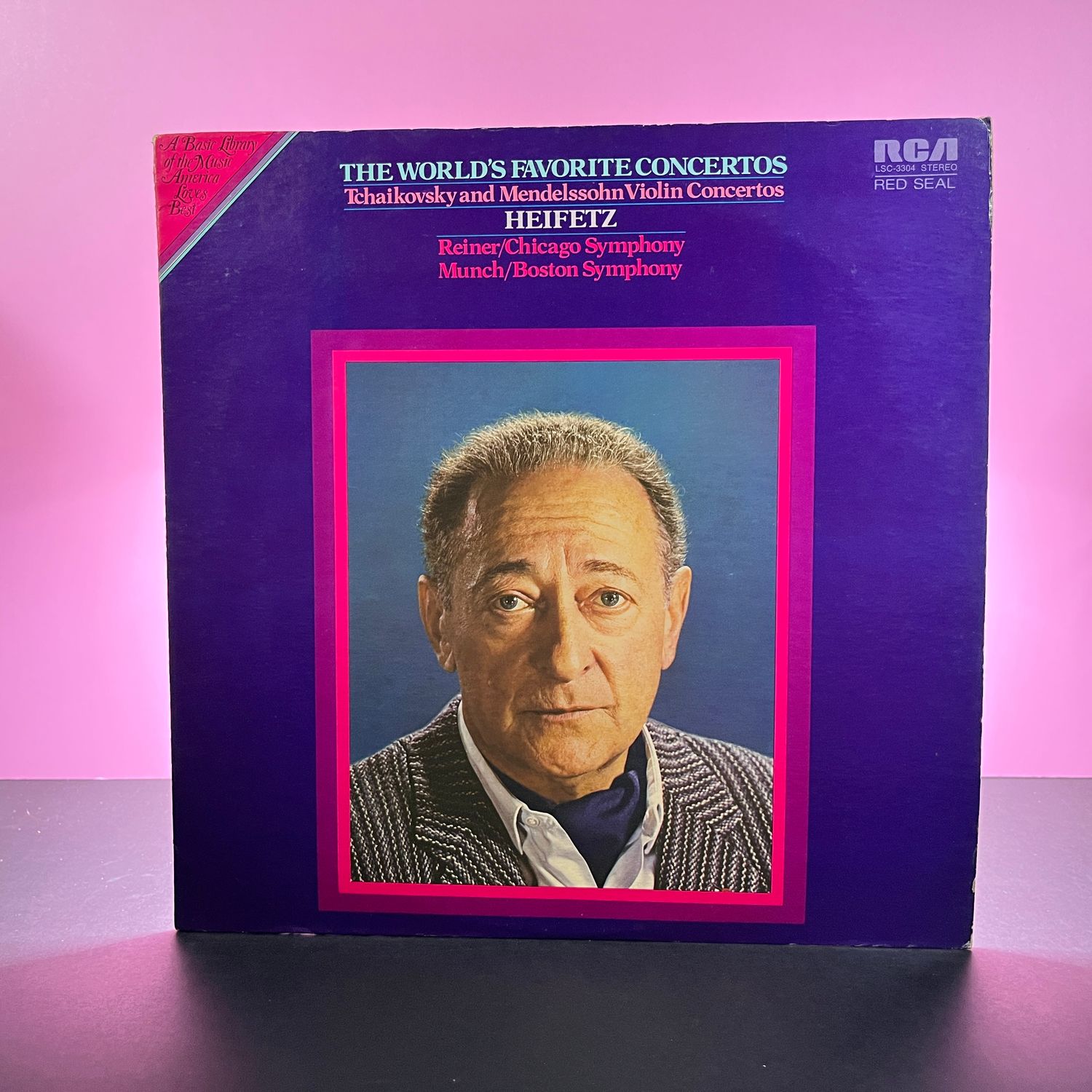 Jascha Heifetz - The World's Favorite Concertos: Tchaikovsky and Mendelssohn Violin Concertos (1972)