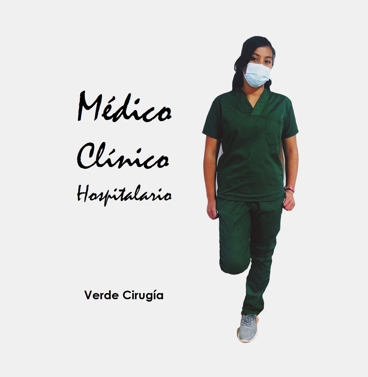 UNIFORME MÉDICO CLÁSICO VERDE