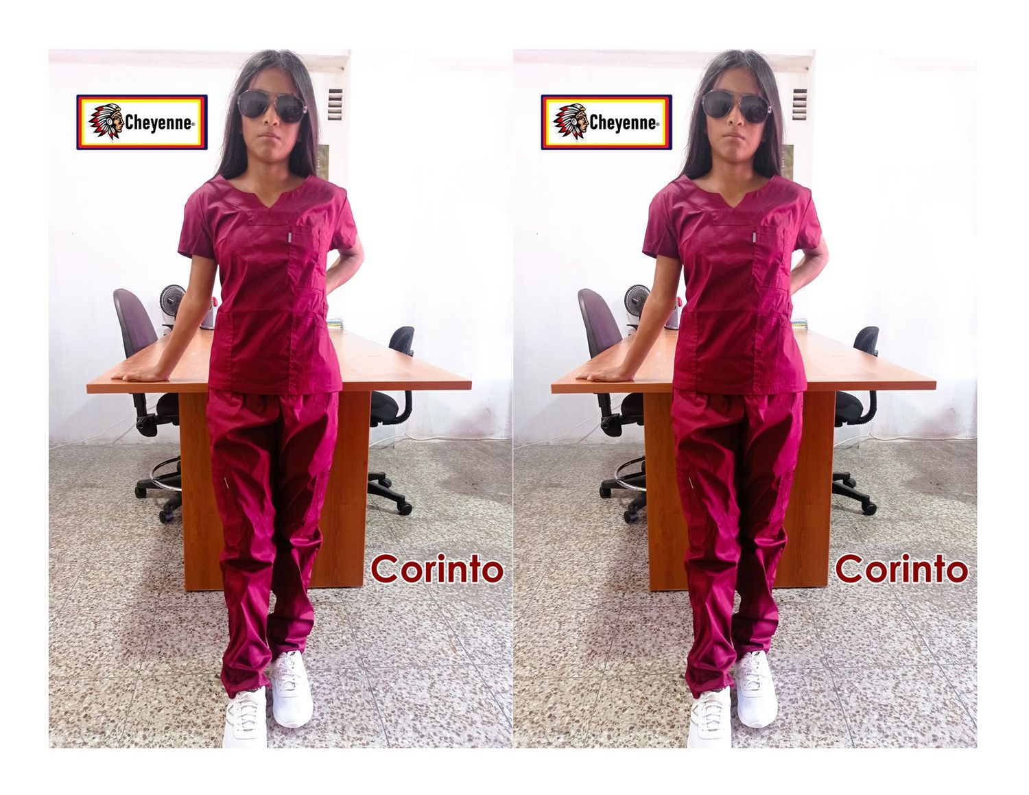 UNIFORME MÉDICO STRETCH CORINTO