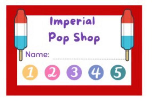 Imperial Pop shop card *CARES ONLY*
