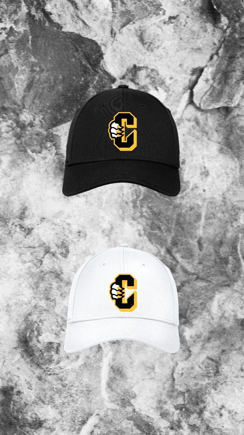 New Era C Logo Structured Stretch Hat