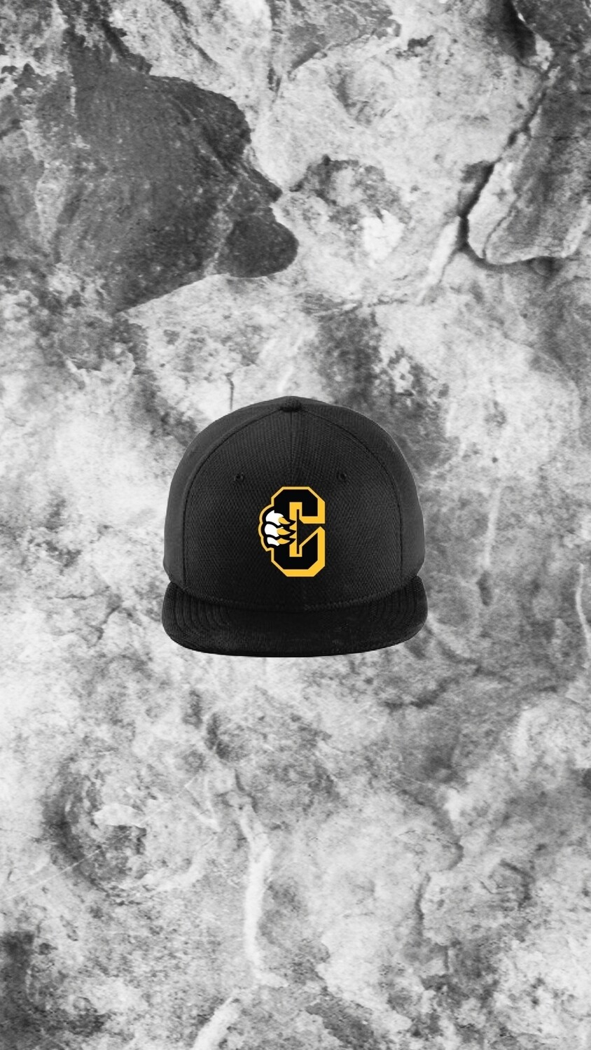 New Era Diamond C Logo Black Snapback Hat