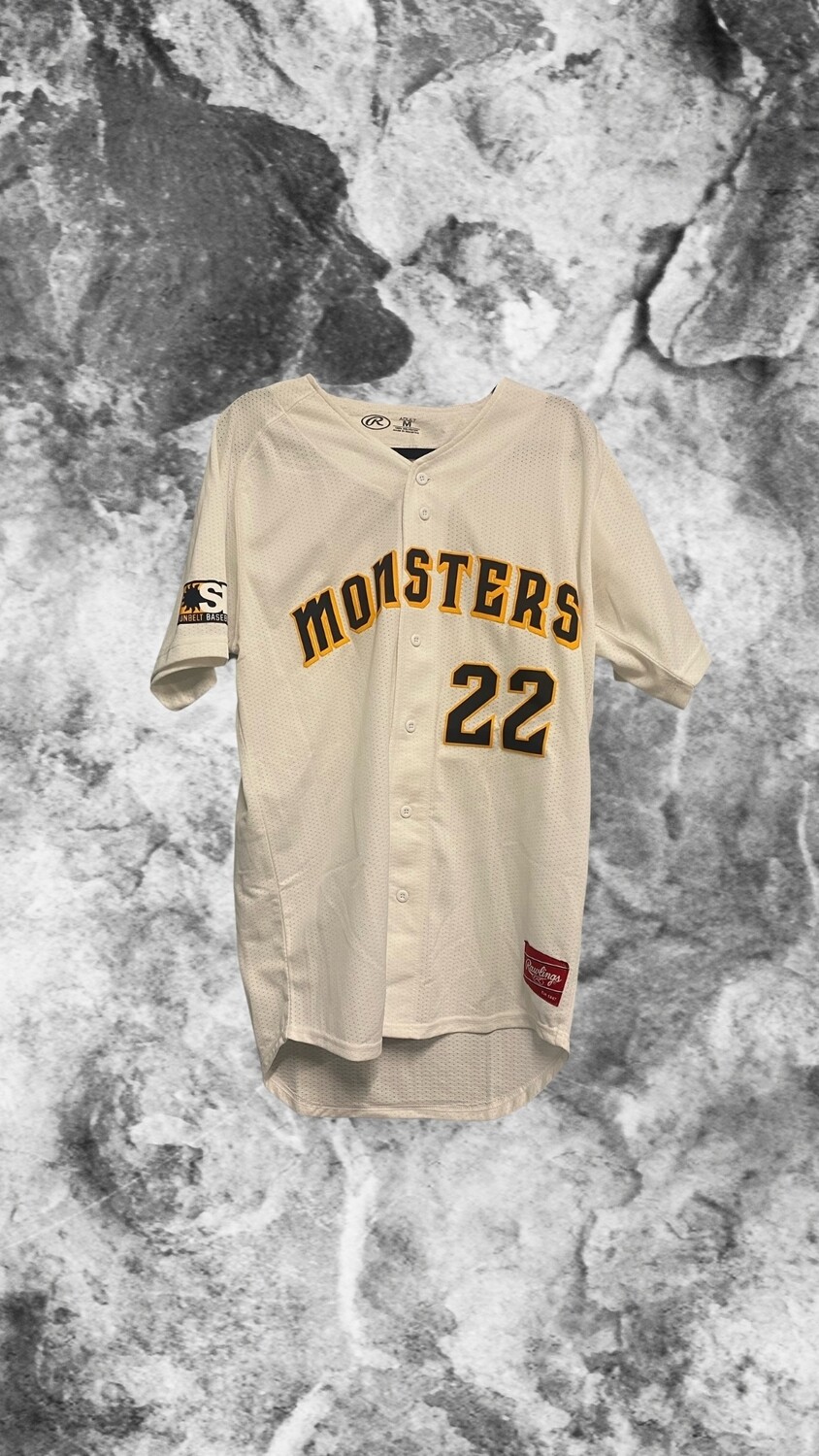 Monsters White Jersey #22