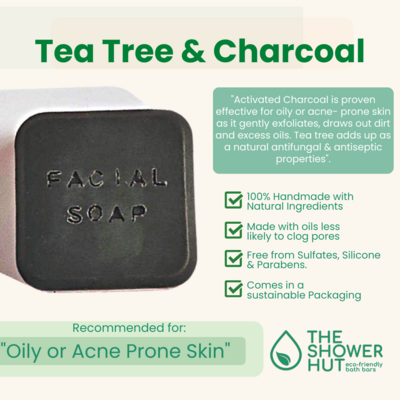 Tea Tree &amp; Charcoal Facial Soap