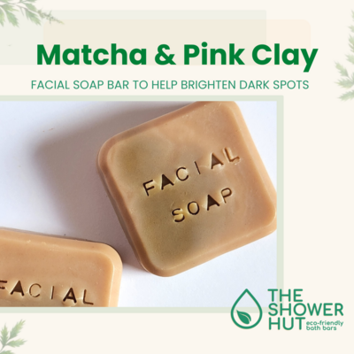 Matcha &amp; Pink Clay Facial Soap