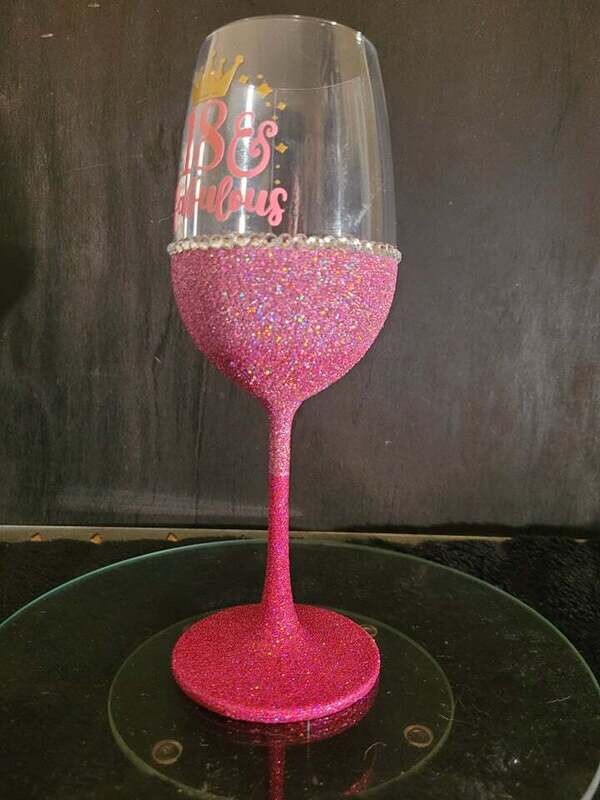 Milestone Glitter Glasses