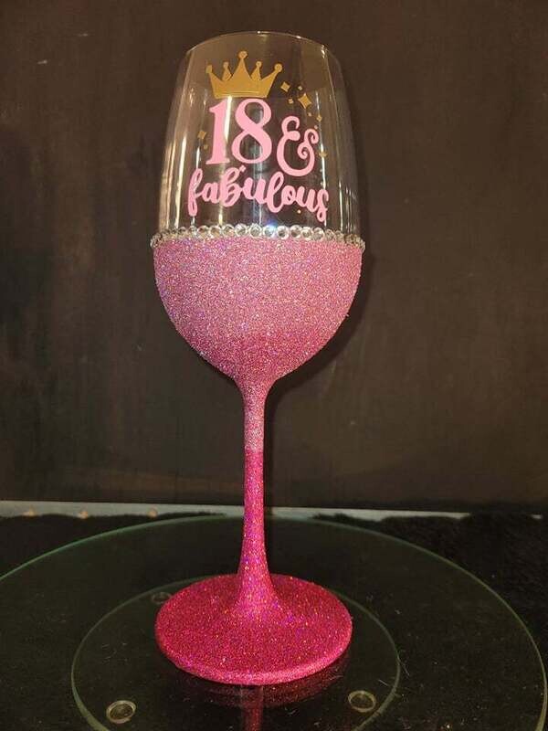 Milestone Glitter Glasses