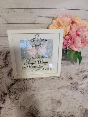 Angel Wings Quote Frame