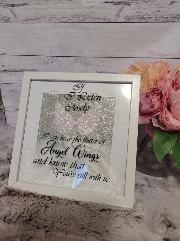 Angel Wings Quote Frame