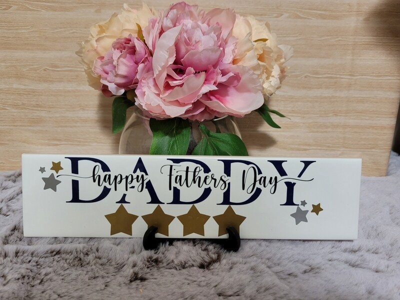 Personalised Father&#39;s Day Ceramic Tiles