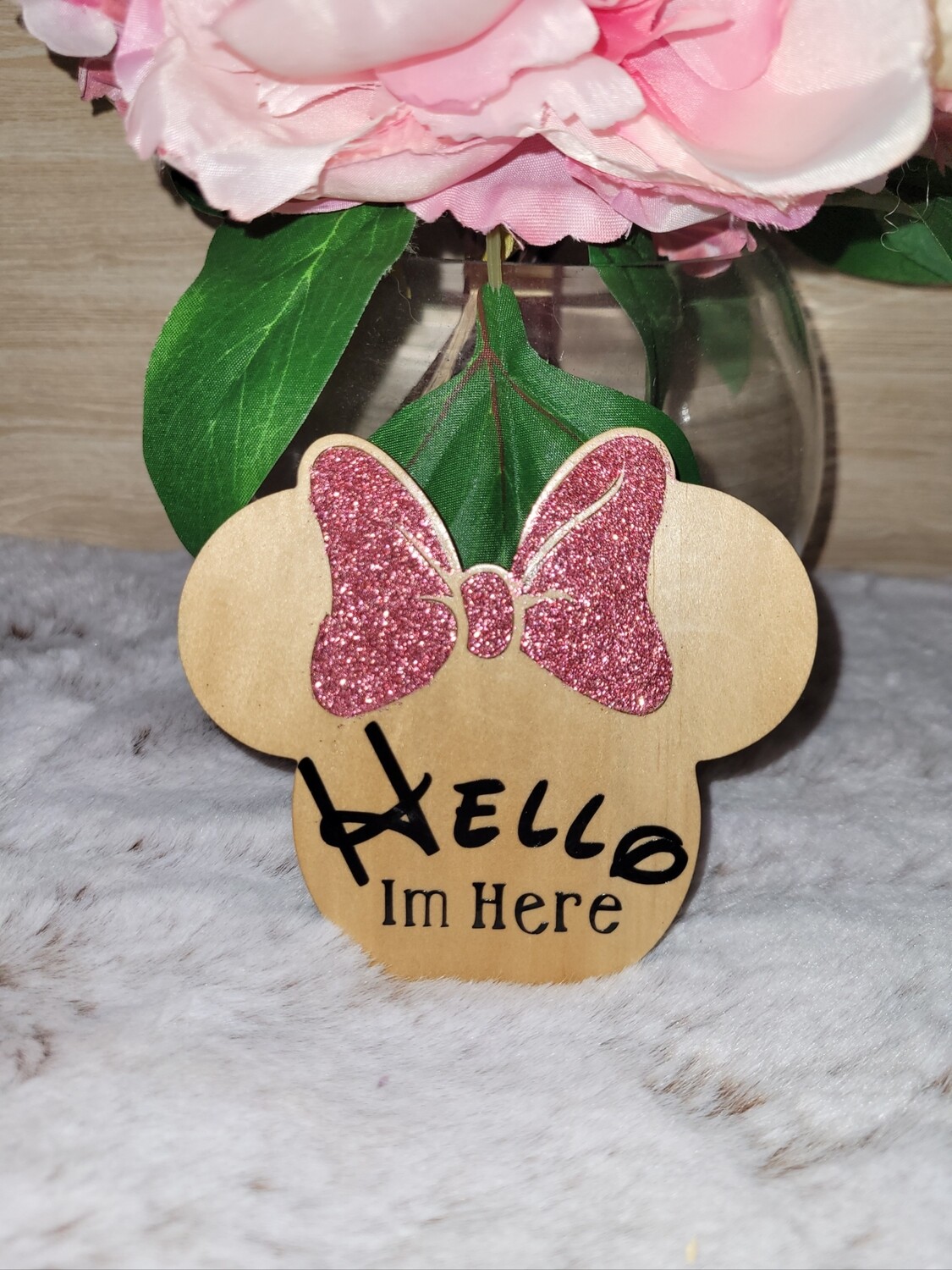 Baby Miss Mouse Ear Milestone Discs