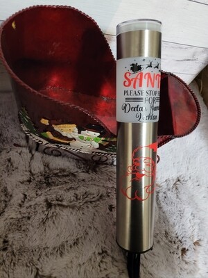 Personalised Santa Please Stop Here Solar Light