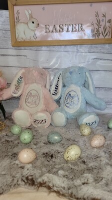 Personalised Easter Bunny Mumble/ Squidgy&#39;s Plushies