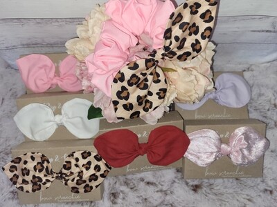 Personalised Bow Scrunchies