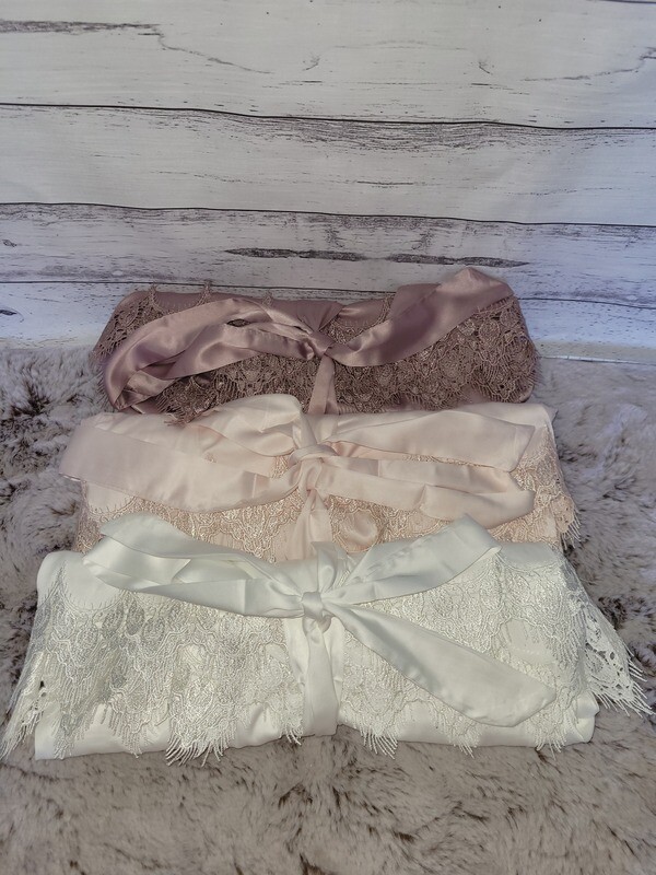 Satin &amp; Lace Personalised Robes