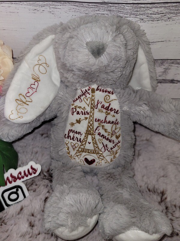 Personalised Easter Bunny Mumble/ Squidgy's Plushies