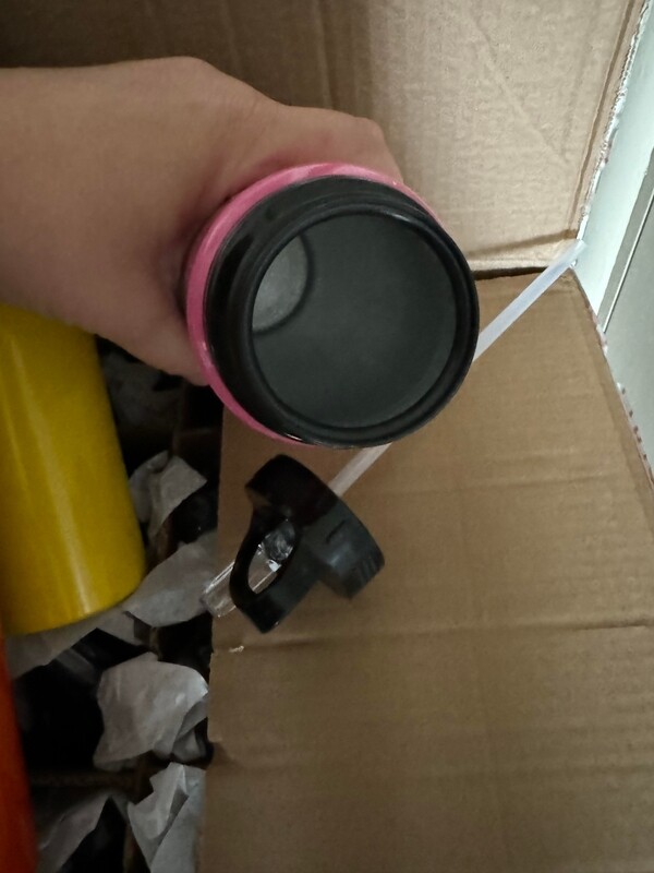750ml Stainless Steel Bottle with Flip Straw