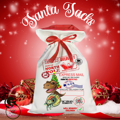 Christmas Santa Sacks -7 Fun Designs to Choose From!
