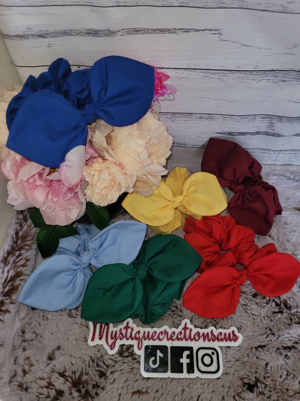 Personalised Bow Scrunchies