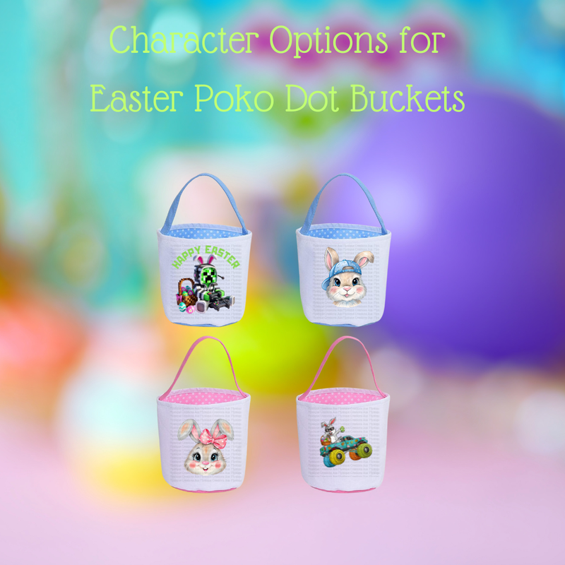 Easter Poka dot Baskets