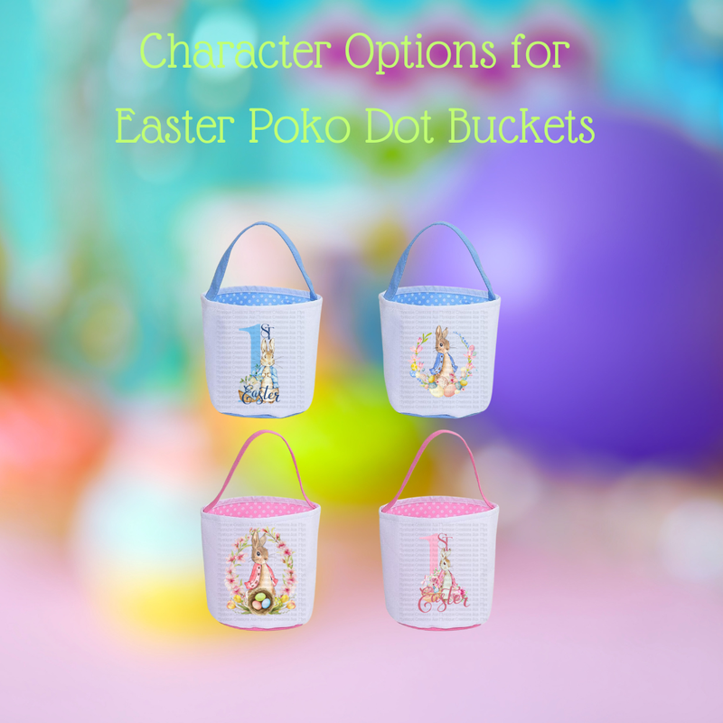 Easter Poka dot Baskets