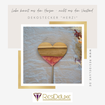 Dekostecker &quot;HERZI&quot;
