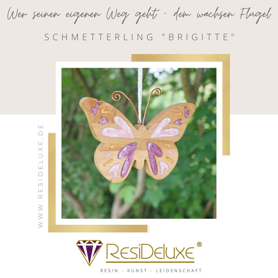 Schmetterling &quot;BRIGITTE&quot; (Eiche)