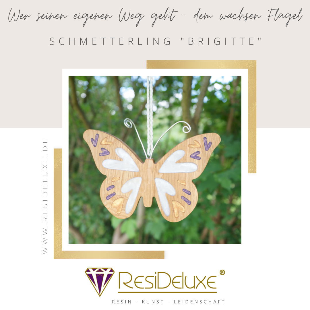 Schmetterling &quot;BRIGITTE&quot; (Eiche)