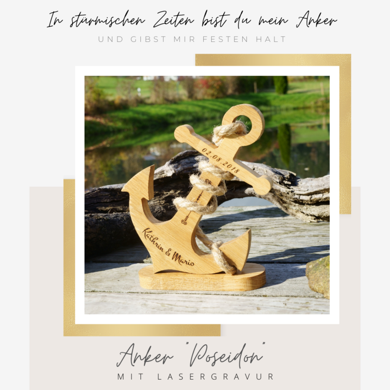 Anker &quot;POSEIDON&quot; (Eiche)