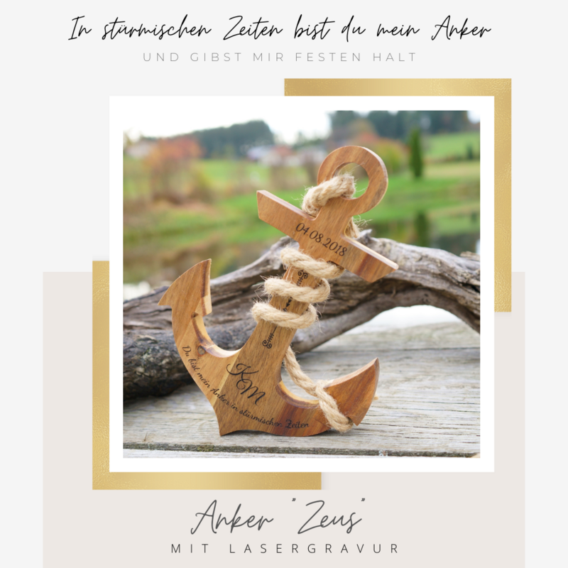 Anker &quot;ZEUS&quot; (Akazie)