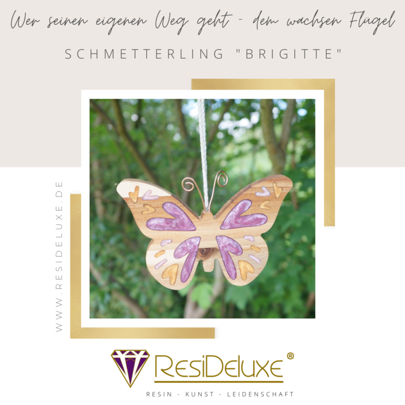 Schmetterling &quot;BRIGITTE&quot; (Akazie)