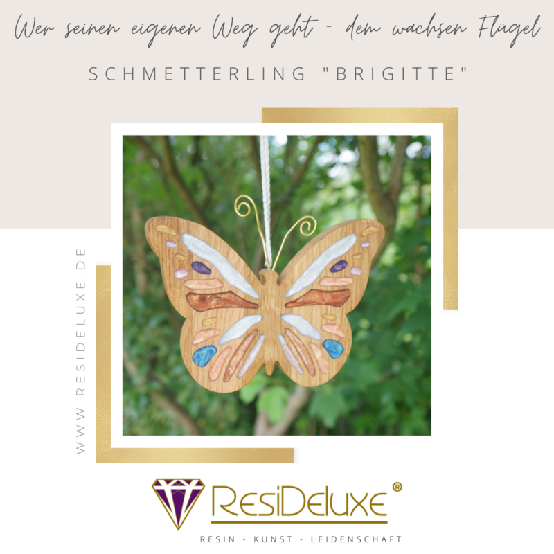 Schmetterling &quot;BRIGITTE&quot; (Eiche)