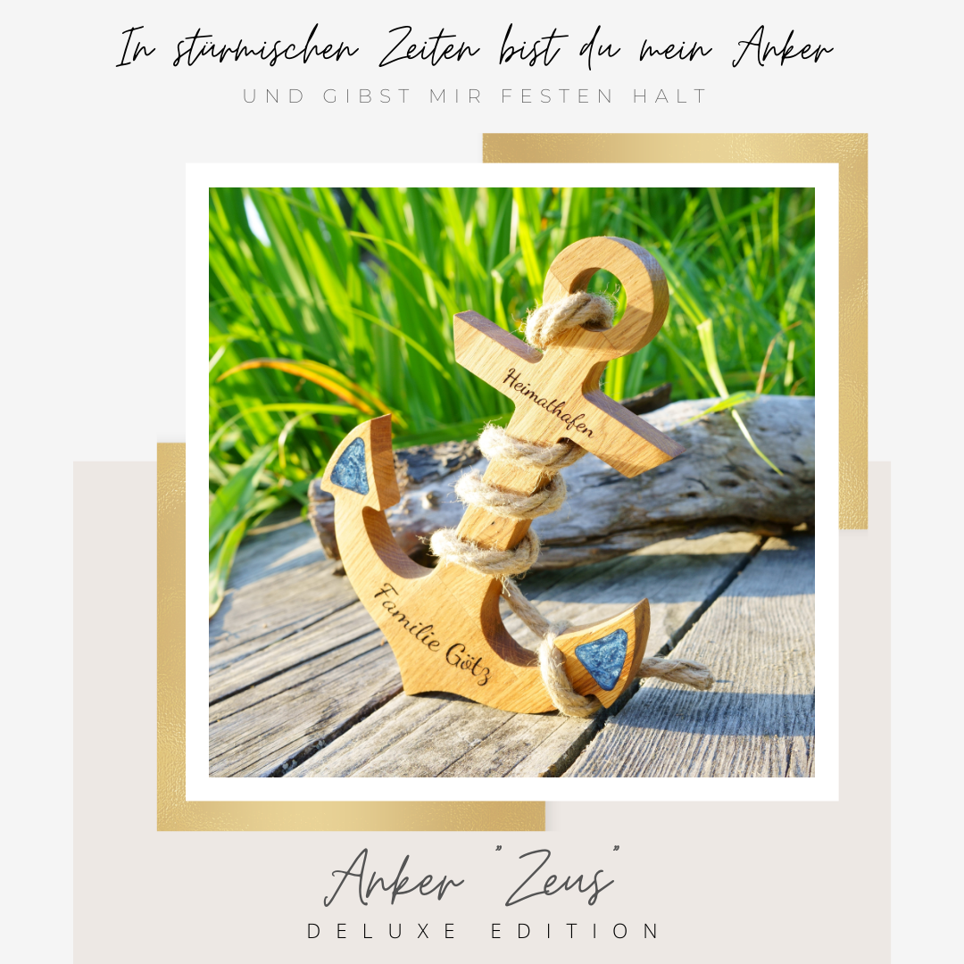 Anker &quot;ZEUS&quot; (Deluxe Edition/Eiche/blau)