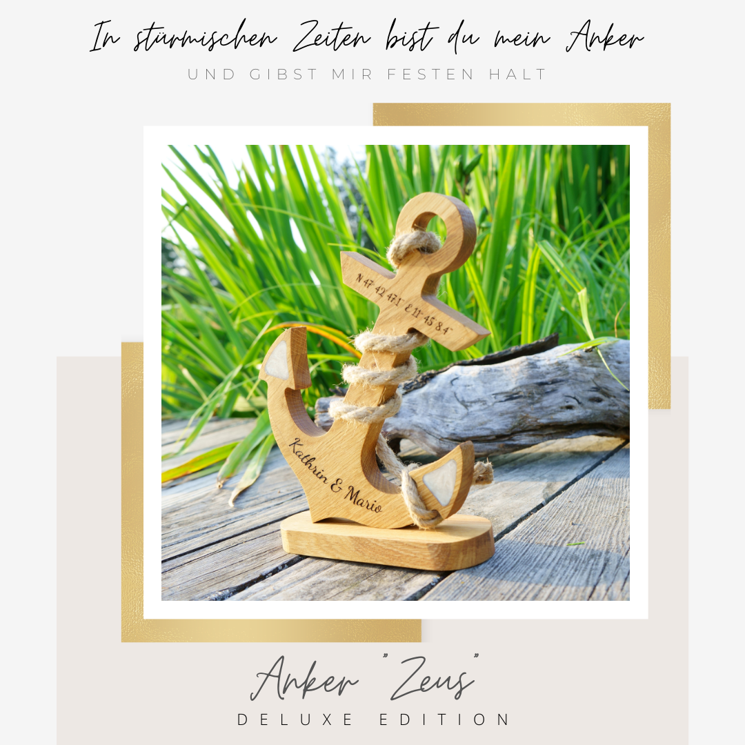 Anker &quot;ZEUS&quot; (Deluxe Edition/Eiche/weiß)