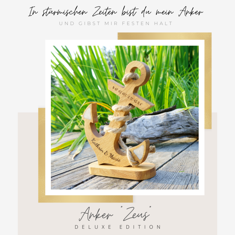 Anker &quot;ZEUS&quot; (Deluxe Edition/Eiche/weiß)