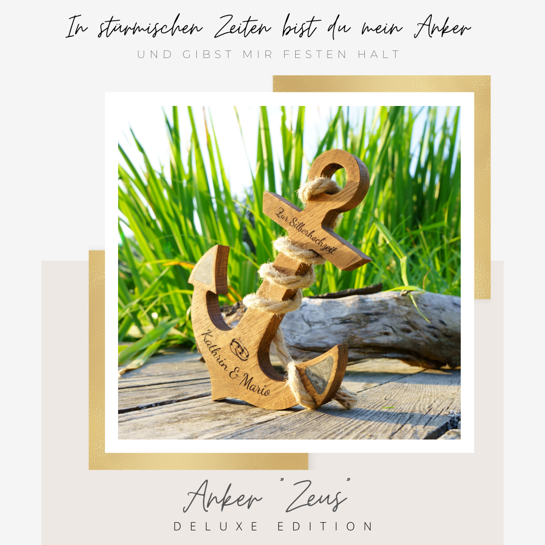 Anker &quot;ZEUS&quot; (Deluxe Edition/Eiche dunkel/silbergrau)