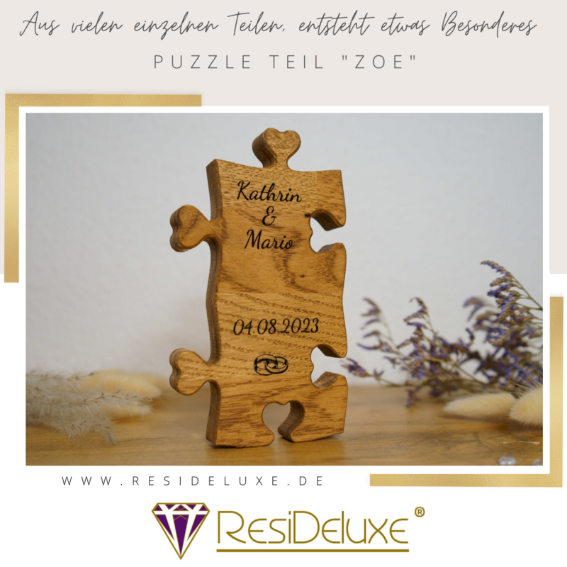 Puzzle Teile &quot;ZOE&quot; Einzelteil Typ A