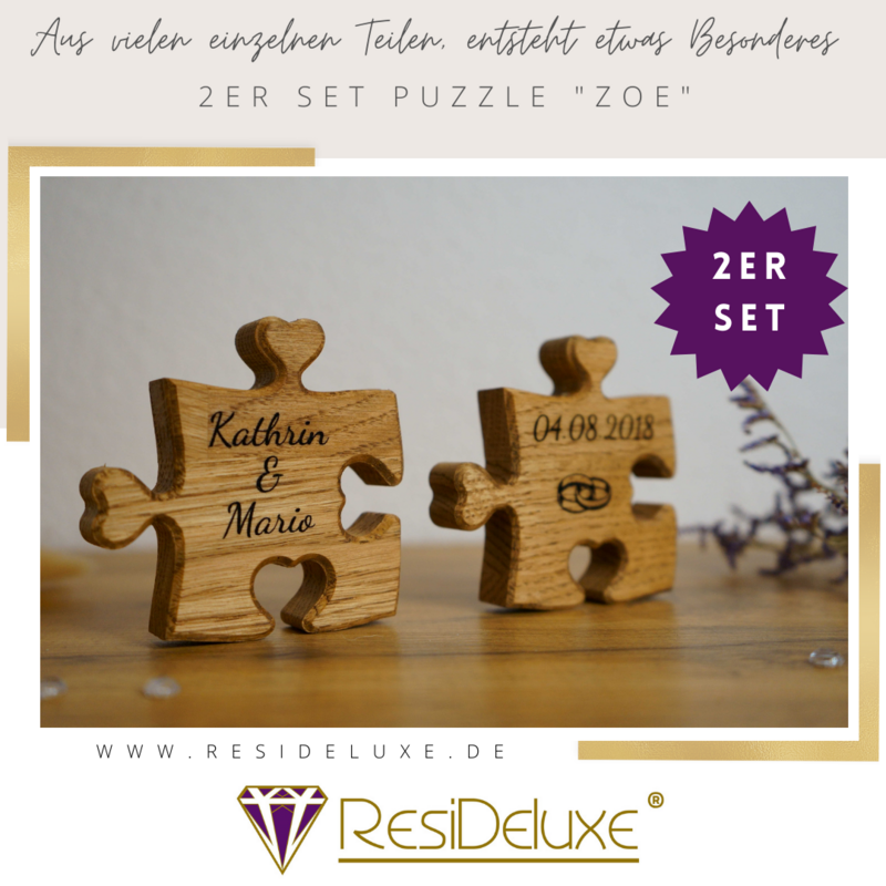 Puzzle Teile &quot;ZOE&quot; 2er Set (Teil B + B)