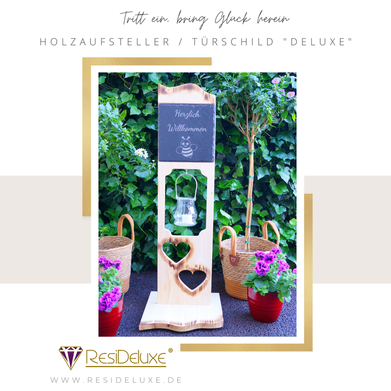 Holzaufsteller DELUXE (Modell: Biene)