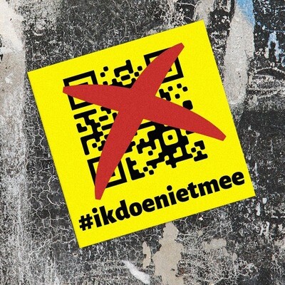 #ikdoenietmee 25 stickers