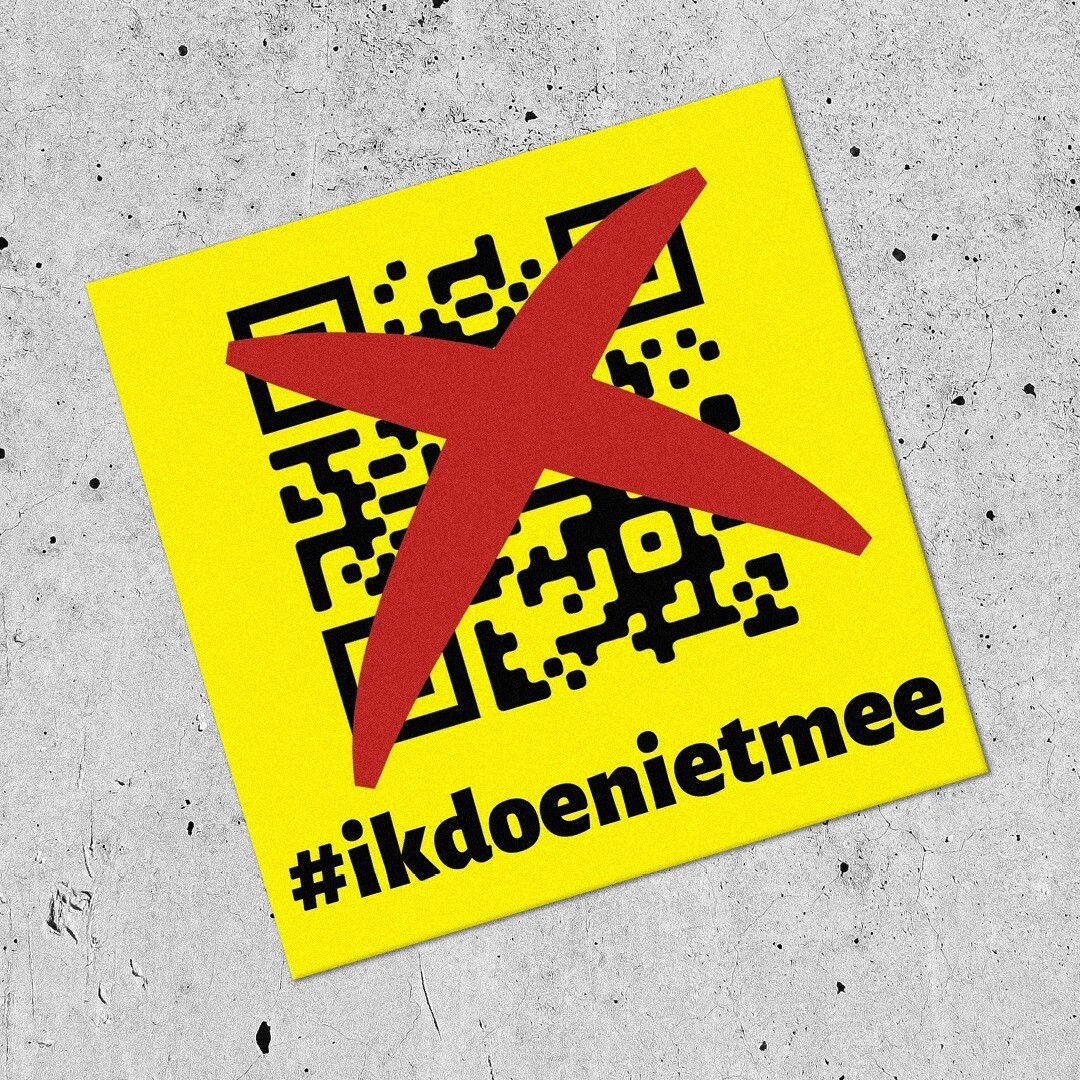 #ikdoenietmee 100 stickers