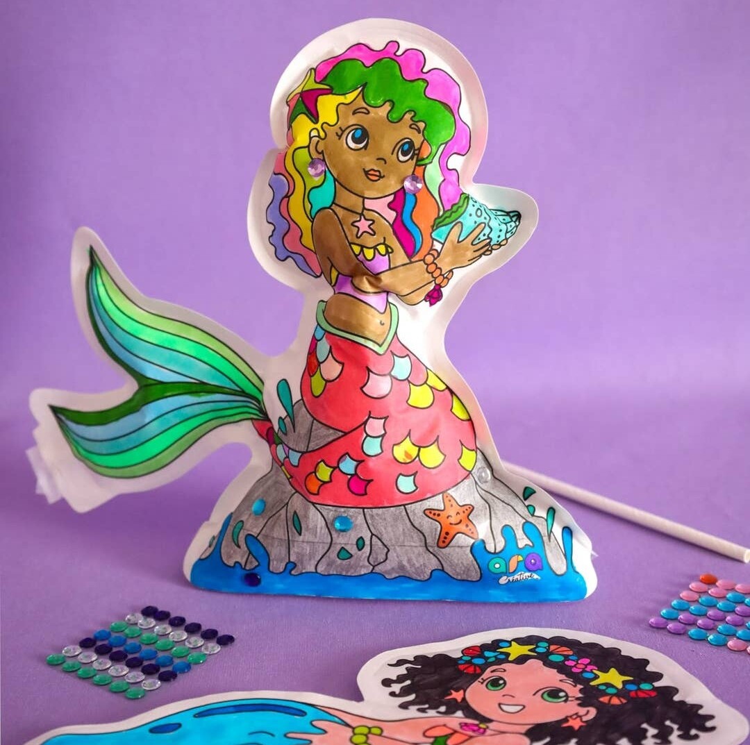 Disegno da colorare gonfiabile - Mermaid