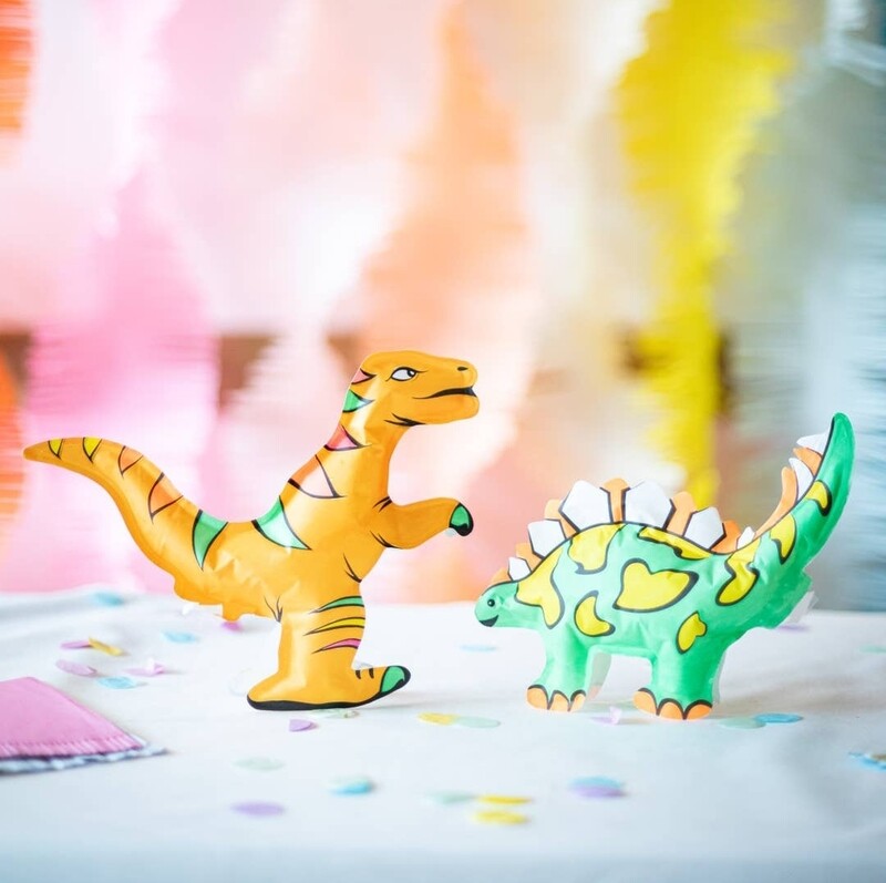 Disegno gonfiabile da colorare - Dinosauri