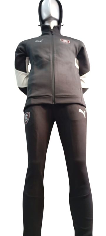 Pantalone nero e bianco adulto